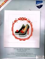 Cado vervaco 3 borduurpakketten, schoenen   laatste, Hobby en Vrije tijd, Borduren en Borduurmachines, Ophalen of Verzenden, Nieuw