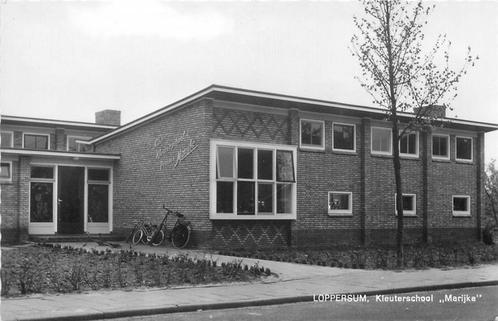 (378-357-039) Loppersum Kleuterschool Marijke, Verzamelen, Ansichtkaarten | Nederland, Groningen, Verzenden