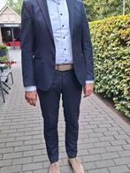 Prachtig Donkerblauw Italiaans kostuum maat 50..Prijs 45.-, Kleding | Heren, Kostuums en Colberts, Ophalen of Verzenden, Zo goed als nieuw