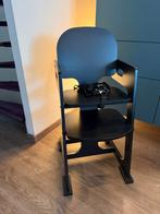 Prénatal verstelbare kinderstoel zwart, Ophalen, Zo goed als nieuw, Meegroeistoel, Afneembaar eetblad