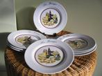 8 x Les Fromages * Sandra Rich * bord in 1 koop = € 20, Huis en Inrichting, Ophalen of Verzenden, Zo goed als nieuw, Bord(en)