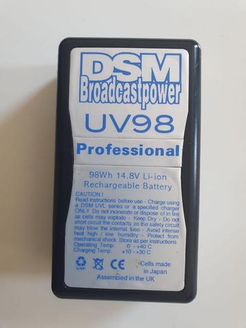 Professionele v-lock / mount accu van DSM UV98 14,4V 98W/h beschikbaar voor biedingen