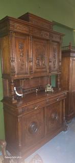 Antieke Jachtkast - Prachtig Houtsnijwerk, Antiek en Kunst, Ophalen