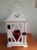 Windlicht, Huis en Inrichting, Woonaccessoires | Kandelaars en Kaarsen, Ophalen of Verzenden, Zo goed als nieuw, Hout, 25 tot 50 cm