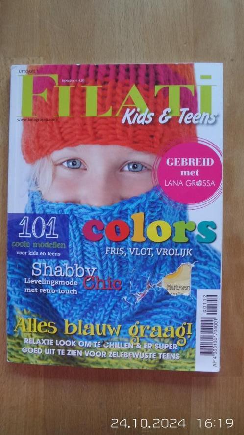 Breiboek Filati Kids & Teens 1, Hobby en Vrije tijd, Breien en Haken, Gebruikt, Breien, Patroon of Boek, Ophalen of Verzenden