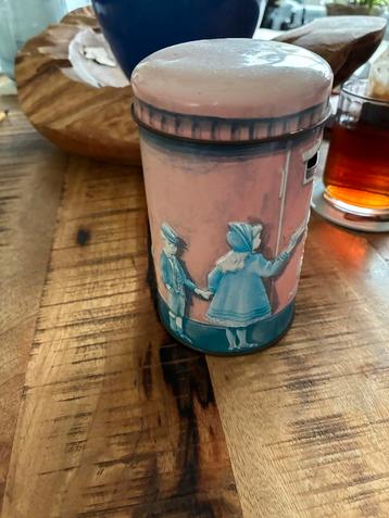 Leuk blikken trommeltje / spaarpot beschikbaar voor biedingen