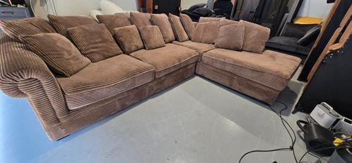 Rofra hoekbank sacramento grof ribstof, Huis en Inrichting, Banken | Sofa's en Chaises Longues, Gebruikt, Ophalen