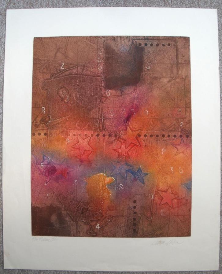 Enric Adsera Riba - Zonder Titel - ets - 1989, Antiek en Kunst, Kunst | Etsen en Gravures, Ophalen