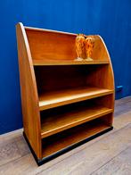 Vintage Kastje 'Amsterdamse School' schappen / boekenkast., Met plank(en), Gebruikt, Vintage, Minder dan 100 cm