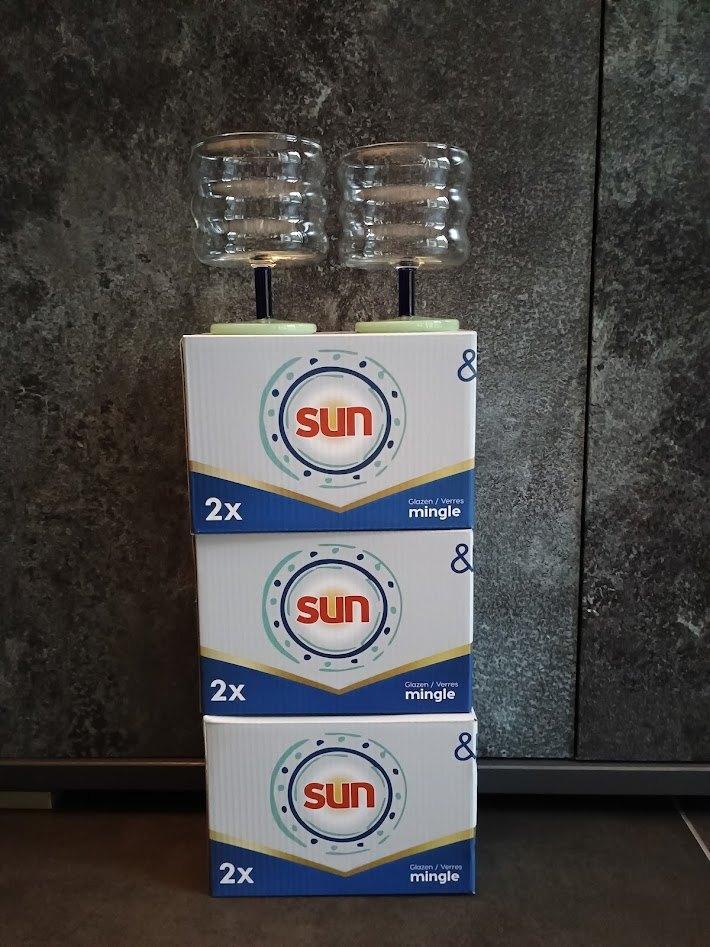 6 &Klevering Mingle drinkglazen, Huis en Inrichting, Keuken | Servies, Nieuw, Glas of Glazen, Overige stijlen, Glas, Ophalen of Verzenden