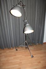 Industrielle studio atelier lamp jaren 50/60 vintage design, 150 tot 200 cm, Gebruikt, Studio lamp, Metaal