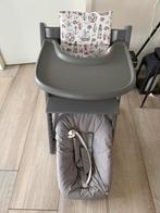 Stokke tripp trapp storm grey complete set nieuw model, Kinderen en Baby's, Kinderstoelen, Ophalen, Zo goed als nieuw, Meegroeistoel