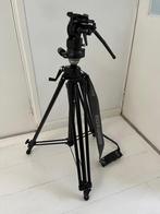 Manfrotto triman statief 028 + videokop 136, Audio, Tv en Foto, Fotografie | Statieven en Balhoofden, Ophalen, Gebruikt, Driepoot
