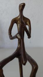 Bronzen beeld van klarinetspeler, Ophalen of Verzenden