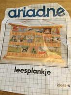 Leesplankje aap, noot, mies, Hobby en Vrije tijd, Borduren en Borduurmachines, Ophalen of Verzenden, Zo goed als nieuw, Handborduren