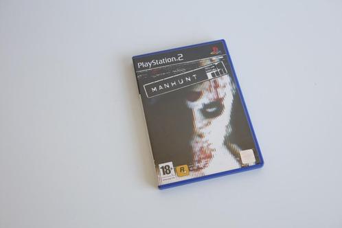 PS2 Game Manhunt Zonder Handleiding, Spelcomputers en Games, Games | Sony PlayStation 2, Gebruikt, Shooter, 1 speler, Vanaf 18 jaar