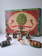 Mooi oude kerst figuren voor in een kerstal, Ophalen of Verzenden, Zo goed als nieuw