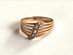 Ring antiek 24 kt goud zaadparels, Ophalen of Verzenden, Goud, Ring, Met edelsteen