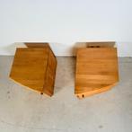 Massief beukenhouten nachtkastjes, Gebruikt, Minder dan 45 cm, Ophalen of Verzenden, Minder dan 55 cm