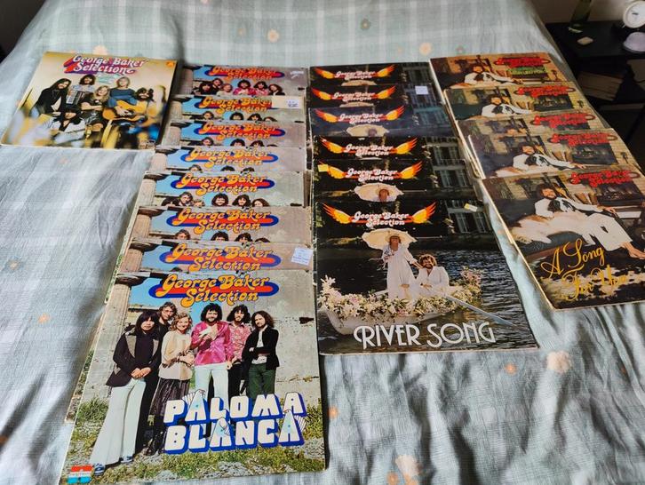 George Baker & BZN LP Collectie - 50 stuks, Cd's en Dvd's, Vinyl | Overige Vinyl, Gebruikt, Overige formaten, Ophalen