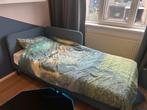 1 persoonsbed incl. Matras (zgan), Huis en Inrichting, Slaapkamer | Bedden, Ophalen, Gebruikt, 90 cm, Eenpersoons