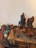 6 oude / antieke Indonesische poppen oa wajang golek, Antiek en Kunst, Ophalen of Verzenden