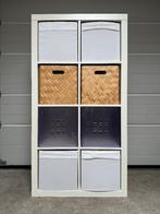 KALLAX Ikea 8 vakken inclusief bakken/manden, Ophalen, Gebruikt, 100 tot 150 cm, 50 tot 100 cm