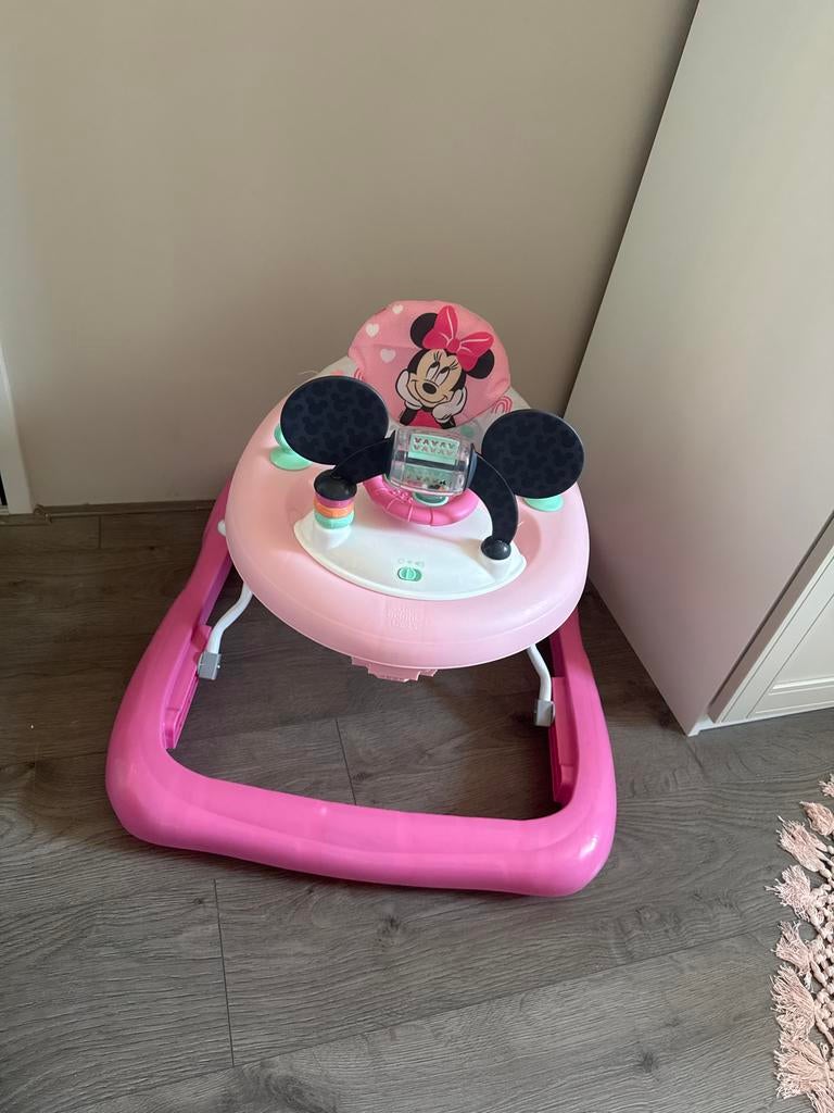 Bright Starts Minnie Mouse Loopauto, Ophalen, Zo goed als nieuw, Minder dan 140 cm, Minder dan 70 cm