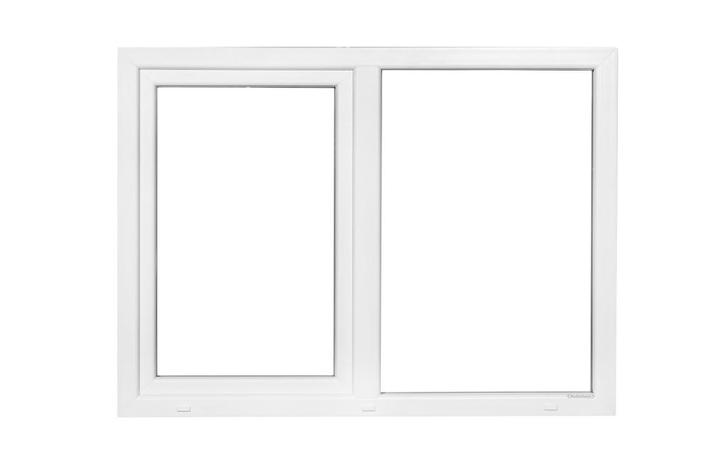 Kunststof Kozijn Vast Draaikiep  B150 H100cm Wit Intrek, Doe-het-zelf en Verbouw, Kozijnen en Schuifpuien, Nieuw, Raamkozijn, Kunststof