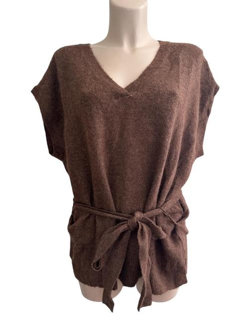 Cream shirt NIEUW L, Kleding | Dames, T-shirts, Nieuw, Maat 42/44 (L), Bruin, Korte mouw, Ophalen of Verzenden