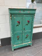 Leuke vintage Biedermeier grenen meidenkast 93x40x155, Ophalen, Gebruikt, Vintage, 50 tot 100 cm
