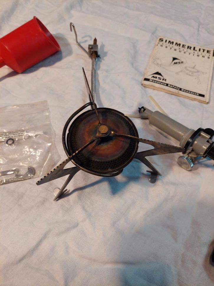 MSR Simmerlite camping brander, Caravans en Kamperen, Kampeeraccessoires, Gebruikt, Ophalen of Verzenden