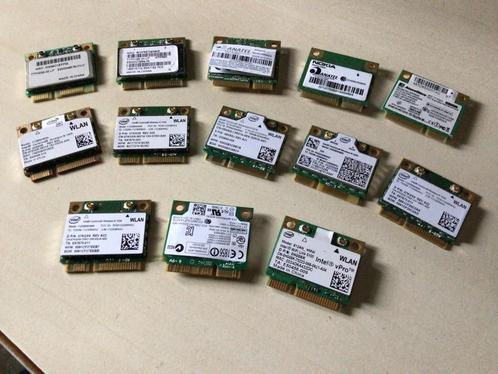 6 stuks half-sized mini pcie wifi netwerk cards., Computers en Software, Netwerkkaarten, Gebruikt, Intern, Ophalen of Verzenden
