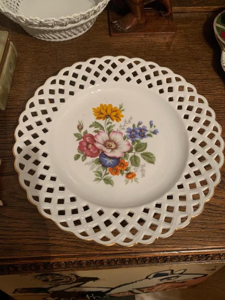 Roemeense Sier Schaal met Goud cluj napoca, Antiek en Kunst, Antiek | Porselein, Ophalen