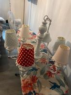 Hanglamp met 6 kapjes, Huis en Inrichting, Ophalen, Gebruikt, Metaal, Brokant