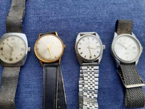 4 stuks vintage polshorloges, Verzamelen, Overige Verzamelen, Gebruikt, Ophalen of Verzenden
