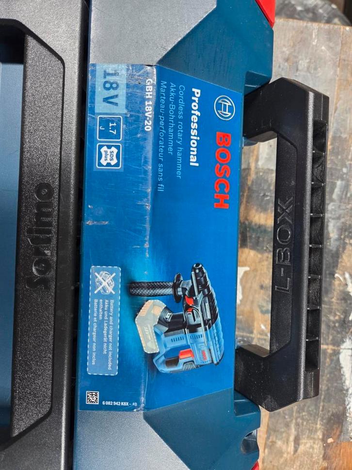 Bosch GBH 18V-20 Accu Boorhamer, Doe-het-zelf en Verbouw, Gereedschap | Boormachines, Gebruikt, Boor- en/of Breekhamer, Ophalen