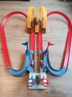 Hot Wheels Mario Kart Racebaan Bowser met 2 auto's., Ophalen of Verzenden, Hot Wheels, Racebaan, Gebruikt
