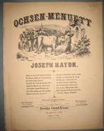 Joseph Haydn Sheet Music - Ochsenmenuet, Gebruikt, Ophalen of Verzenden, Artiest of Componist, Klassiek