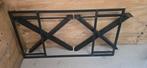 Stalen X-poten + tafelblad frame, Ophalen, Tafelpoot, Gebruikt, 200 cm of meer