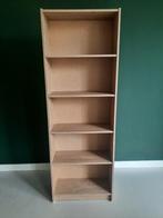 Houten boekenkast in Zwolle, Huis en Inrichting, Ophalen, Met plank(en), Eikenhout, 50 tot 100 cm