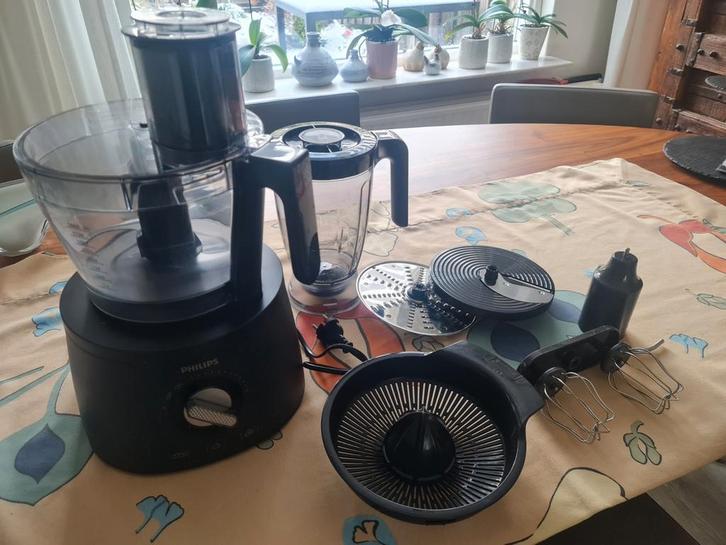 Philips Avance keukenmachine HR7776/90, Witgoed en Apparatuur, Keukenmixers, Zo goed als nieuw, 3 snelheden of meer, Vaatwasserbestendig