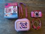 Vtech Kidizoom Roze Camera met tas, Kinderen en Baby's, Speelgoed | Vtech, Ophalen of Verzenden, Zo goed als nieuw
