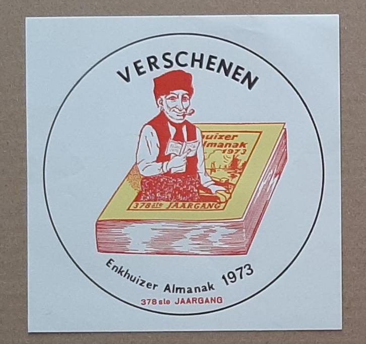 Enkhuizer Almanak 1973, Boeken, Geschiedenis | Stad en Regio, Zo goed als nieuw, Ophalen of Verzenden