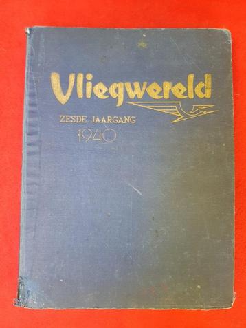 ingebonden boek ww2 1940 Vliegwereld 6e jaargang vooroorlogs beschikbaar voor biedingen