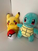 Pokémon Squirtle, Pikachu en Pokéball knuffel, Ophalen of Verzenden, Nieuw, Overige typen