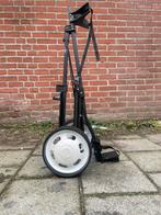 Green Runner Zwarte Golftrolley, Ophalen, Gebruikt, Golfkar, Overige merken