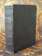 Mooie grote zware antieke kerkbijbel uit Engeland uit 1883., Ophalen of Verzenden