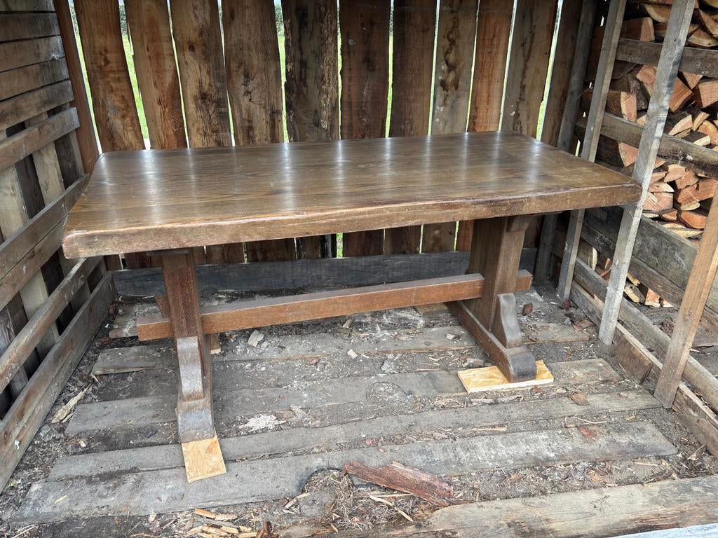 Authentieke Kloostertafel, Huis en Inrichting, Tafels | Eettafels, Gebruikt, 100 tot 150 cm, 150 tot 200 cm, Vijf personen of meer