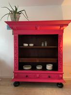 Fichsia roze, super grote, antieke kast, Ophalen